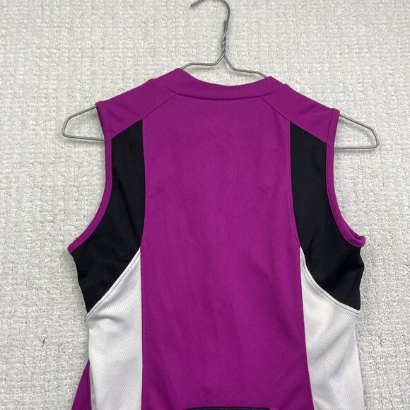 Louis Garneau Cycling Breeze Sleeveless 2 Purple / Pink Jersey Women's Small - Picture 9 of 10